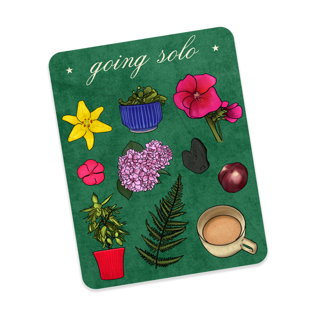going solo sticker sheet