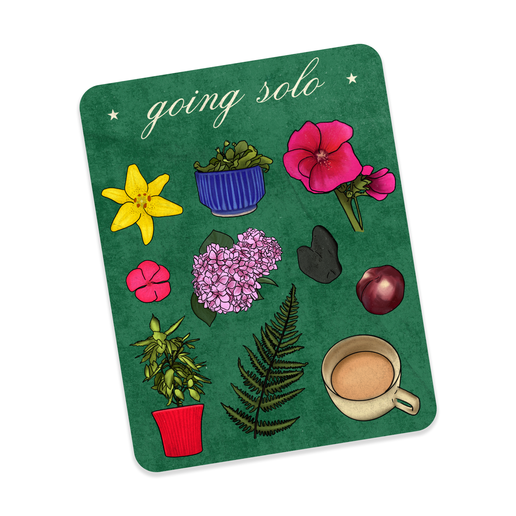 going solo sticker sheet