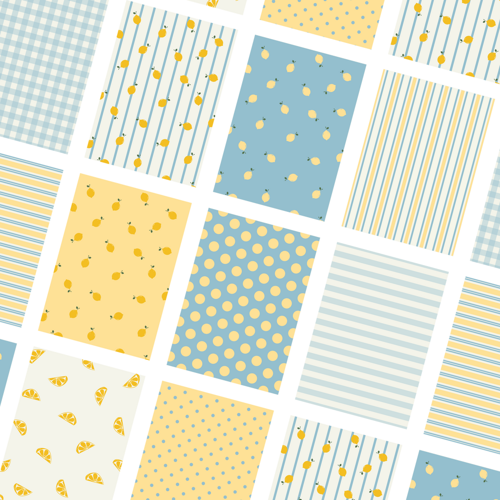 santorini scrapbook paper sheets (pack of 10)