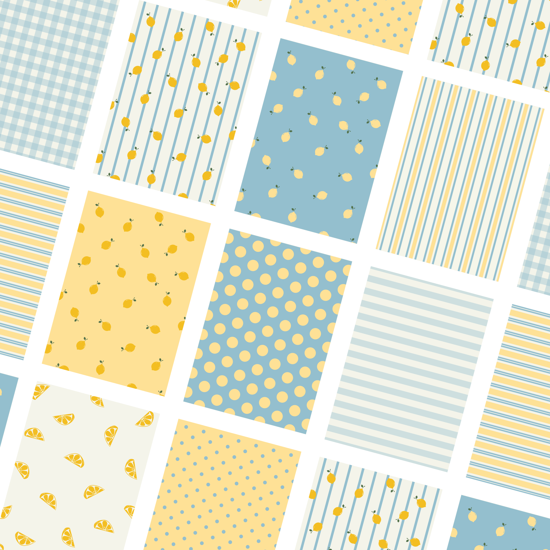 santorini scrapbook paper sheets (pack of 10)