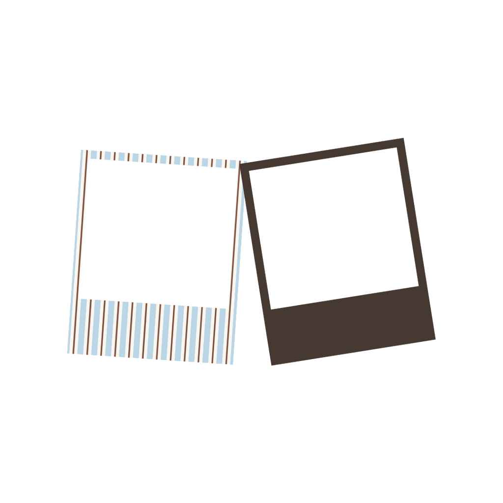 polaroid frame stickers · set of 10