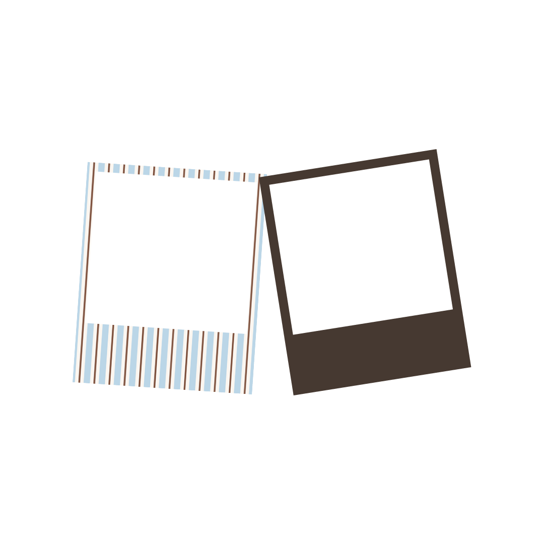 polaroid frame stickers · set of 10