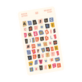 ransom letters sticker sheet (cut-out alphabet)