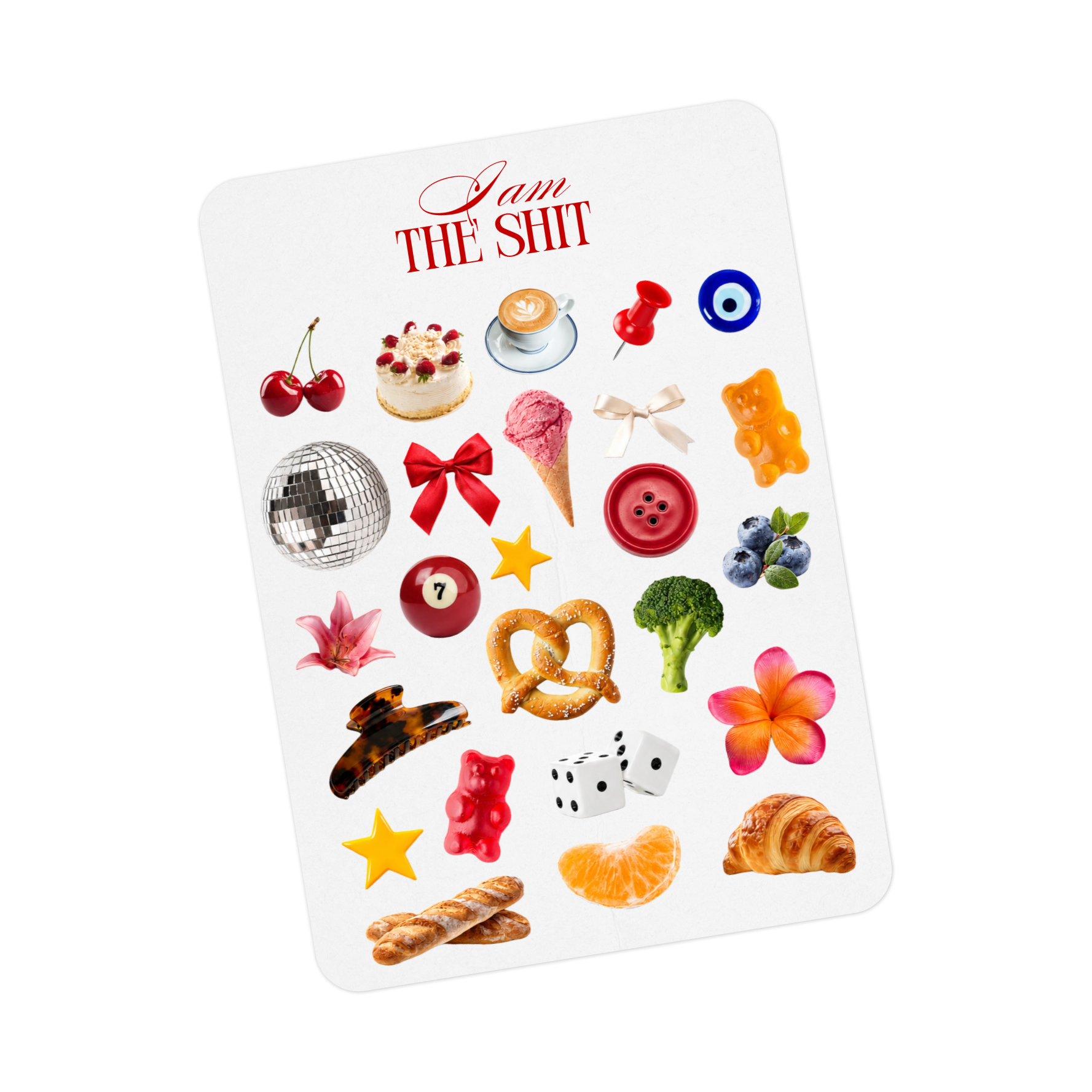 i am the shit(pinterest-y) sticker sheet