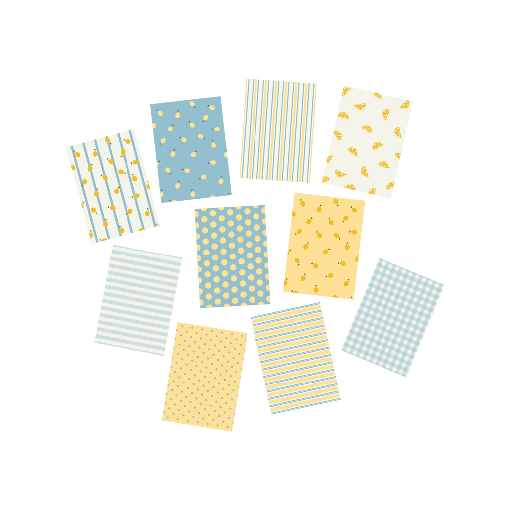 santorini scrapbook paper sheets (pack of 10)