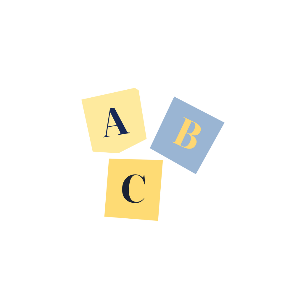 santorini letter sheet (ransom notes alphabet)