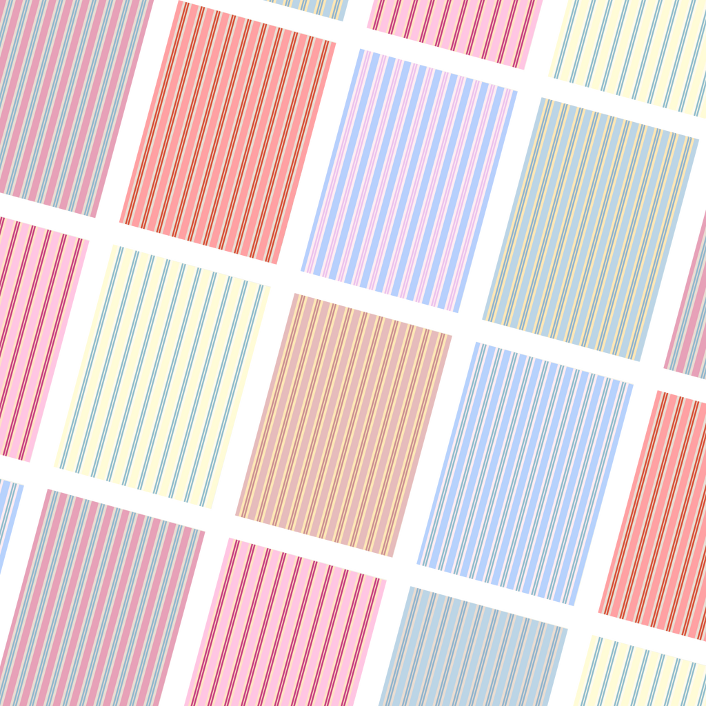 pinstripe self-adhesive scrapbooking paper (pack of 10)