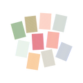 stripes self-adhesive scrapbooking paper (pack of 10)