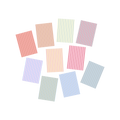 pinstripe self-adhesive scrapbooking paper (pack of 10)